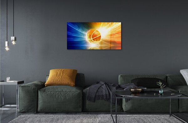 Obraz na skle Futbalový sviatok svetiel 100x50 cm 2 Prívesky