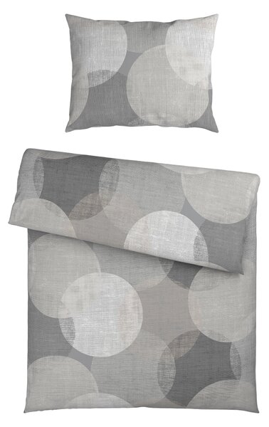 POSTEĽNÁ BIELIZEŇ, flanel, antracitová, 140/220 cm Esposa - Obliečky & plachty