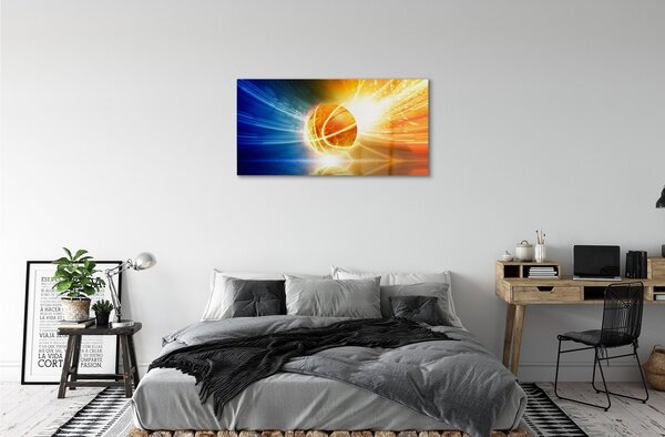 Obraz na skle Futbalový sviatok svetiel 100x50 cm 2 Prívesky