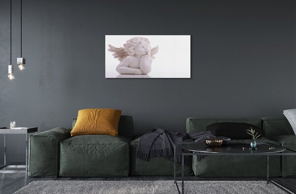 Sklenený obraz ležiace anjel 100x50 cm 2 Prívesky