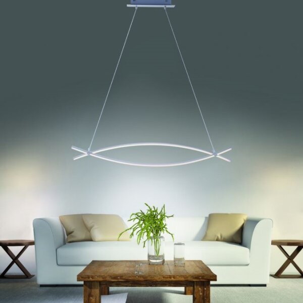 JUST LIGHT. 15382-55 - LED Luster na lanku MAJA 2xLED/8,4W/230V chróm