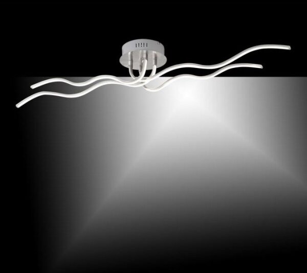 JUST LIGHT. 15126-55 - LED Prisadený luster WAVE LED/29,4W/230V chróm