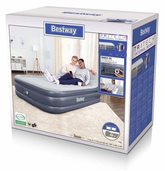 Nafukovací matrac s pumpou 226 x 152 x 84 cm Bestway 67923