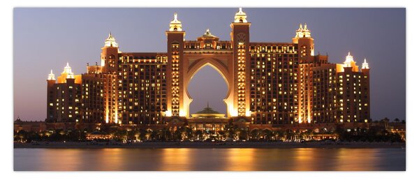 Obraz stavby v Dubaji (120x50 cm)