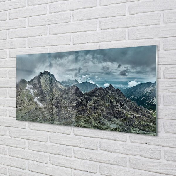 Sklenený obraz salašnícky skale 100x50 cm 2 Prívesky