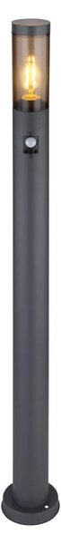 Globo 3159SAS - Von. lampa so senzorom BOSTON 1xE27/15W/230V IP44 110 cm čierna