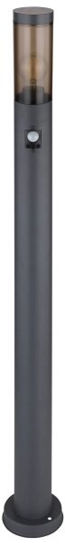 Globo 3159SAS - Von. lampa so senzorom BOSTON 1xE27/15W/230V IP44 110 cm čierna