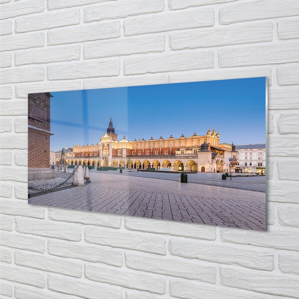 Sklenený obraz Krakow Sunset sála 100x50 cm 2 Prívesky
