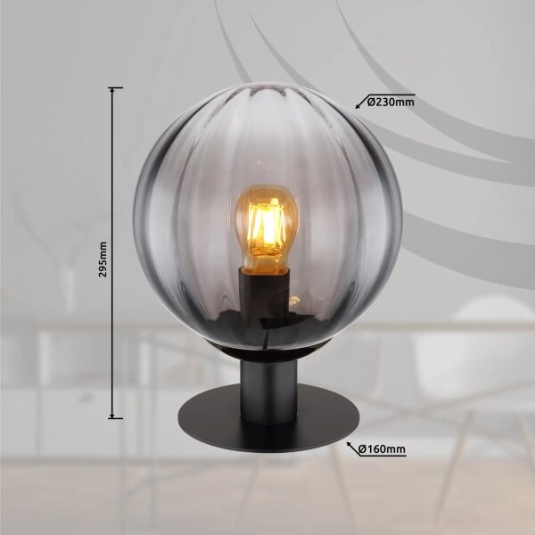 Globo 15216T - Stolná lampa DALLERTA 1xE27/12W/230V