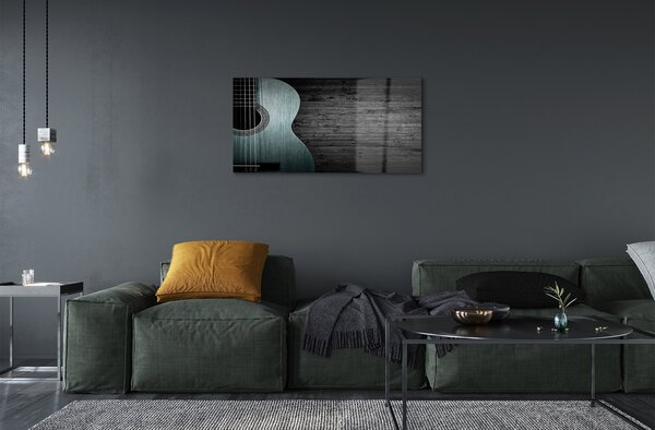 Obraz na skle gitara 100x50 cm 2 Prívesky