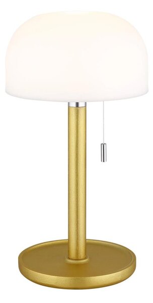 Globo 21016M - LED stolná lampa NORMAN LED/1,5W/3,7V 3000/4200/6000K mosadz