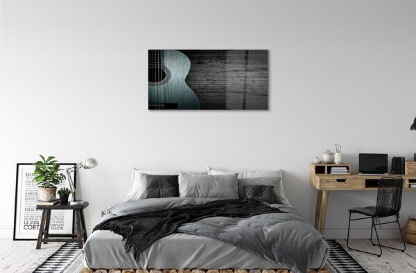 Obraz na skle gitara 100x50 cm 2 Prívesky