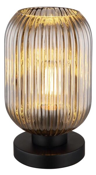 Globo 15469TS - Stolná lampa NORMY 1xE27/40W/230V šedá