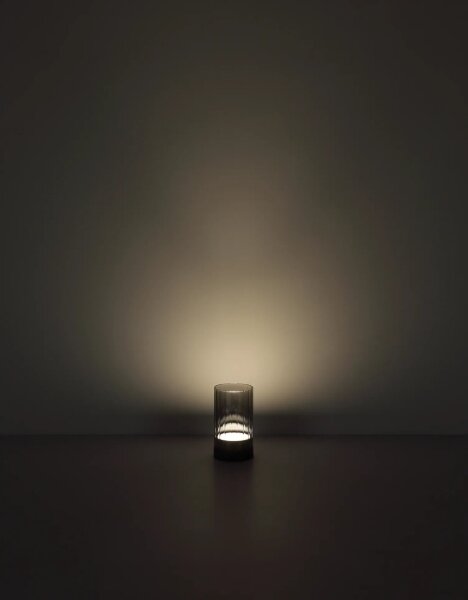 Globo 21012S -LED Von. stolná lampa PIXY LED/2W/3,7V 2700/4000/6500K IP44 šedá