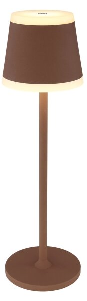 Globo 58433R - LED Stmievateľná stolná lampa RIDLEY LED/4,6W/3,7V 3000K hnedá
