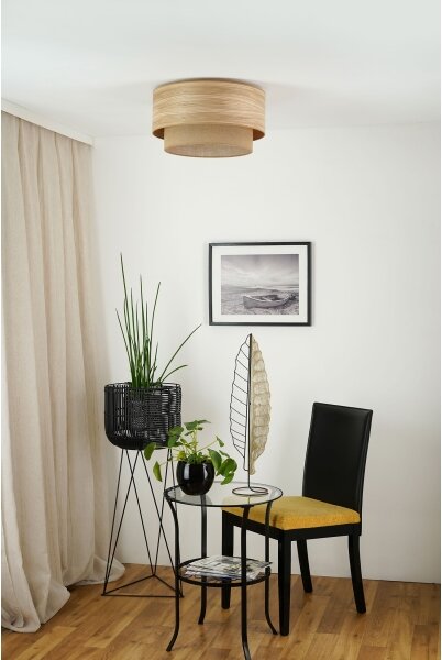 Brilagi - Stropné svietidlo MONTANA BOHO 1xE27/15W/230V pr. 45 cm hnedá