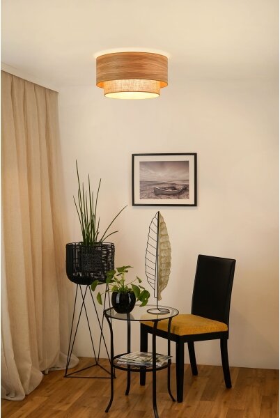 Brilagi - Stropné svietidlo MONTANA BOHO 1xE27/15W/230V pr. 45 cm hnedá