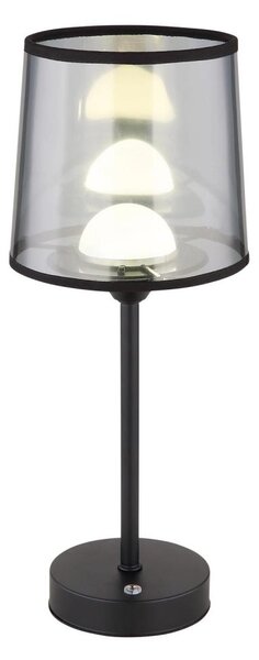 Globo 21008S - LED Stmiev. stolná lampa LUNKI LED/2,5W/3,7V 2700/4000/6500K čierna