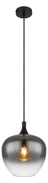 Globo 15548H - Luster na lanku MAXY 1xE27/40W/230V pr. 24 cm čierna
