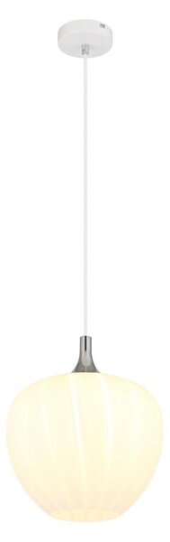 Globo 15548H1W - Luster na lanku MAXY 1xE27/60W/230V pr. 29 cm biela