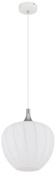 Globo 15548H1W - Luster na lanku MAXY 1xE27/60W/230V pr. 29 cm biela