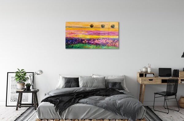 Obraz na skle trees sky 100x50 cm 2 Prívesky