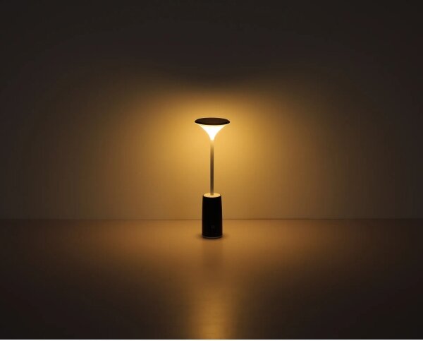 Globo 21020B - LED Stmievateľná stolná lampa QUIRIN LED/1,2W/3,7V 3000K čierna