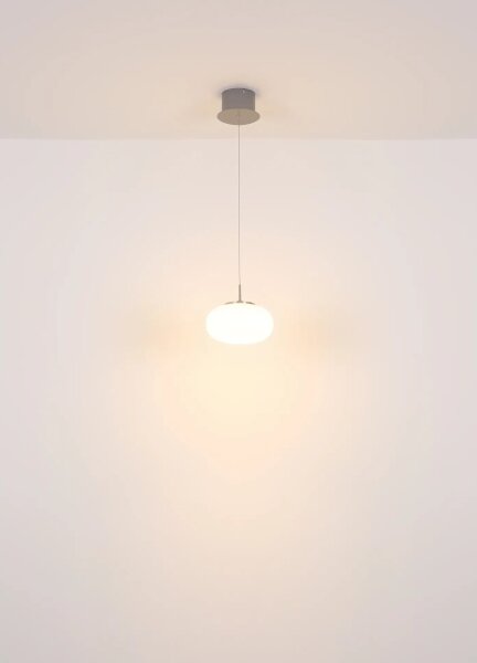 Globo 15744HN - LED Luster na lanku QUINTARA LED/6W/230V biela