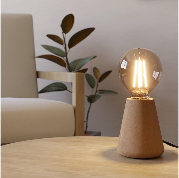Eglo 44014 - Stolná lampa ASBY 1xE27/40W/230V béžová