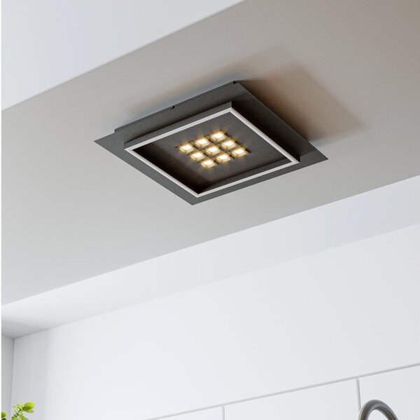Eglo 901192 - LED Stmievateľné stropné svietidlo BALAZOTE LED/21,4W/230V čierna +DO