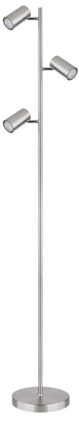 Globo 57910S - Stojacia lampa ROBBY 3xGU10/5W/230V matný chróm