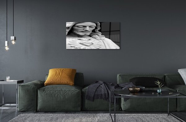 Sklenený obraz socha Ježiša 100x50 cm 2 Prívesky