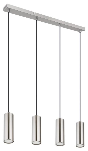 Globo 57911-4H - Luster na lanku ROBBY 4xGU10/35W/230V matný chróm