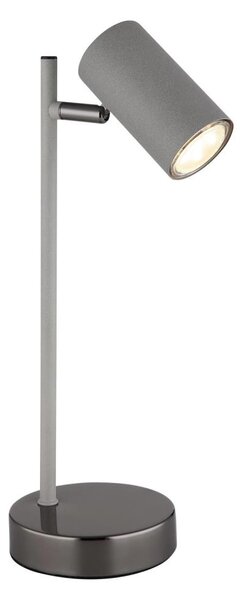 Globo 57911TS - Stolná lampa ROBBY 1xGU10/5W/230V šedá/antracit