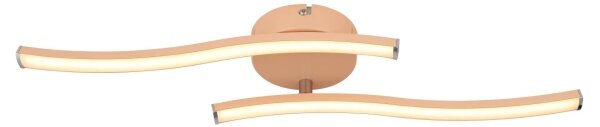 Globo 67178P - LED Prisadený luster TYLER LED/12W/230V 3000K oranžová