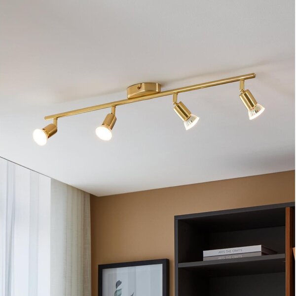 Eglo 33187 - LED Bodové svietidlo BUZZ-LED 4xGU10/2,8W/230V 3000K zlatá