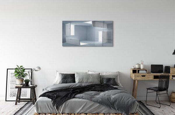 Sklenený obraz 3d dvere 100x50 cm 2 Prívesky