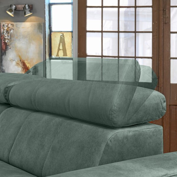 ROHOVÁ SEDAČKA, textil, mätovozelená Carryhome - Sedačky, Online Only