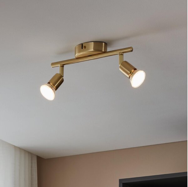 Eglo 33185 - LED Bodové svietidlo BUZZ-LED 2xGU10/2,8W/230V 3000K zlatá