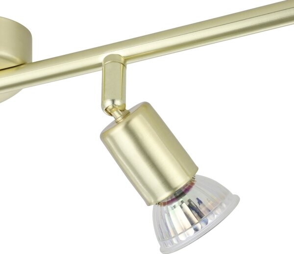 Eglo 33187 - LED Bodové svietidlo BUZZ-LED 4xGU10/2,8W/230V 3000K zlatá