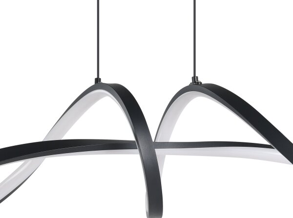 Eglo 901159 - LED RGBW Stmievateľný luster na lanku CALAROSSA-Z LED/22W/230V čierna