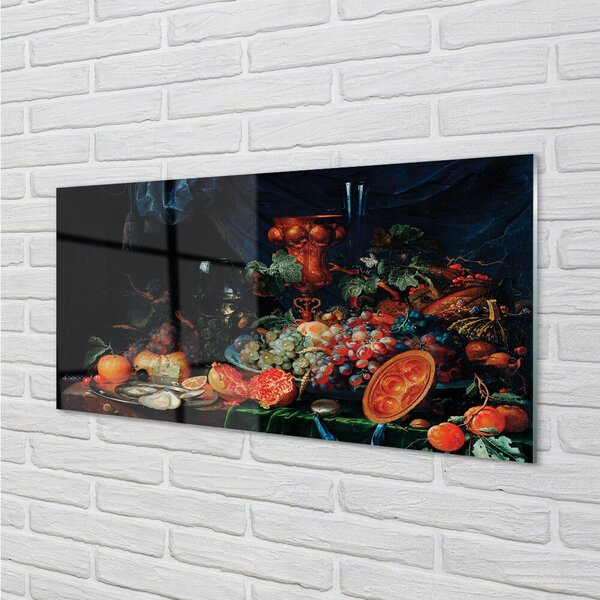 Obraz na skle ovocie Zátišie 100x50 cm 4 Prívesky