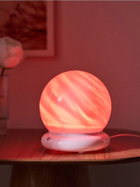 Sinsay - Dekoratívna LED stolná lampa v tvare gule - biela