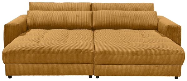 VEĽKÁ POHOVKA, textil, kompozitné drevo, žltá MID.YOU - Sedačky, Online Only