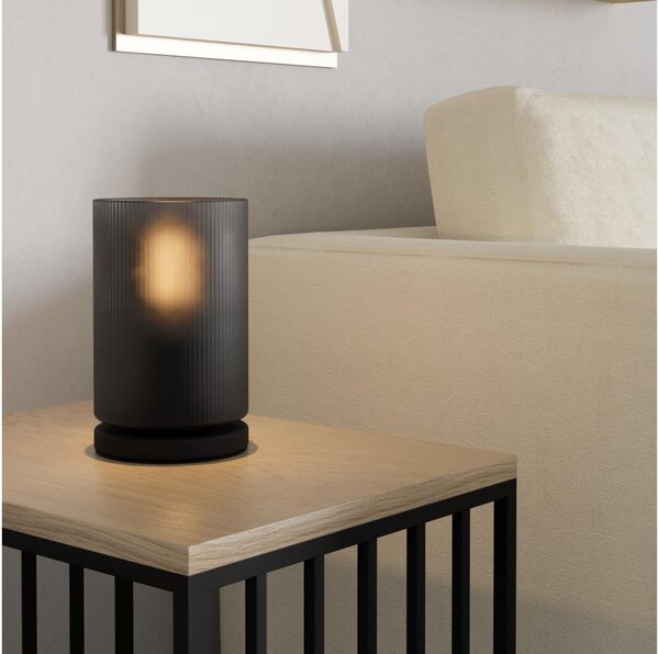 Eglo 901164 - Stolná lampa COLOMERA 1xE27/40W/230V šedá