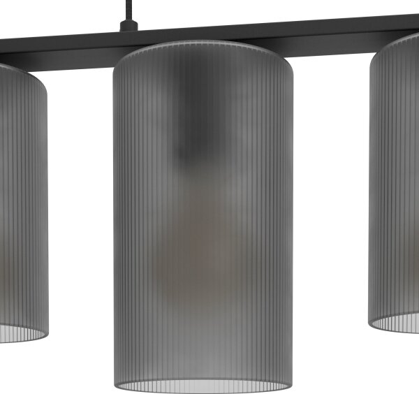 Eglo 901163 - Luster na lanku COLOMERA 5xE27/40W/230V šedá