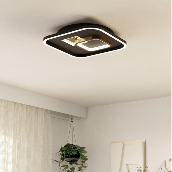 Eglo 901245 - LED Stropné svietidlo TIRIOLO LED/16,2W/230V+LED/9,2W čierna/zlatá