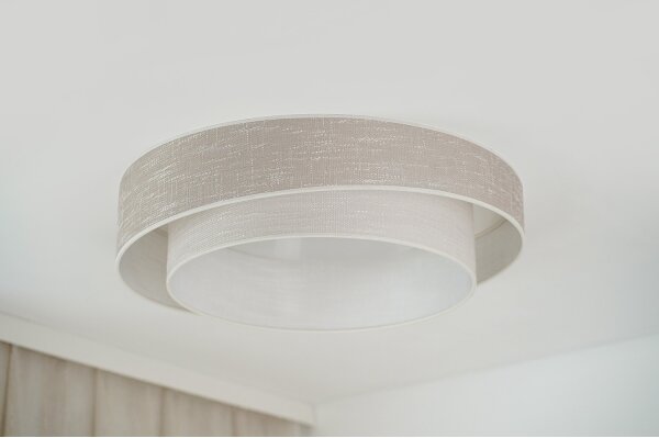 Brilagi - LED Stropné svietidlo DOVER SHINE LED/26W/230V pr. 60 cm šedá/krémová