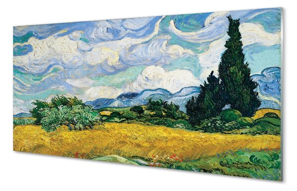 Obraz na skle Art lúčna cyprusu 100x50 cm 2 Prívesky
