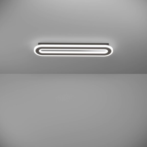 Eglo 901243 - LED Stmievateľné stropné svietidlo MACCHIONI LED/20W/230V čierna + DO